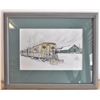 Image 1 : Northern Alberta Railway Watercolour by V. Lenore LeMay