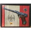 Image 1 : Framed Artwork  WWII German Luger, Signed JM Griggs, DIMENSIONS 14.75" x 12"