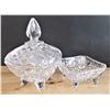 Image 1 : Two Lead Crystal Dishes