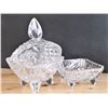 Image 2 : Two Lead Crystal Dishes