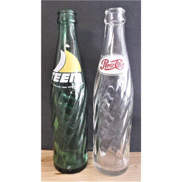 Teem and Pepsi-Cola Bottles