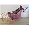 Image 2 : Christmas Sleigh and Small Tree Decor Items
