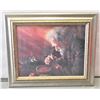 Image 1 : Framed Print - Old Man Praying