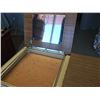 Image 2 : Adjustable table with storage and mirror