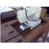 Image 1 : Singer Sewing Machine in Table / Cabinet