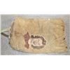 Image 3 : Military Laundry Bag with Painted Portrait of a Woman on One Side