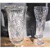Image 1 : Lead Crystal Goblet and Vase