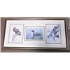 Image 1 : Three Prints by Luke Raffin - Framed in one Frame
