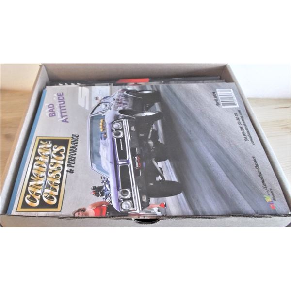 Box of Canadian Classic Car Magazines