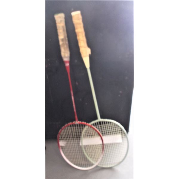 Two Badminton Rackets