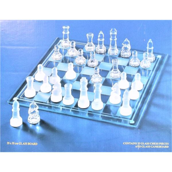 Glass Chess Set