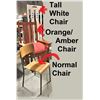 Image 2 : Large Chair, White and colours, Back over 6 Feet tall!!