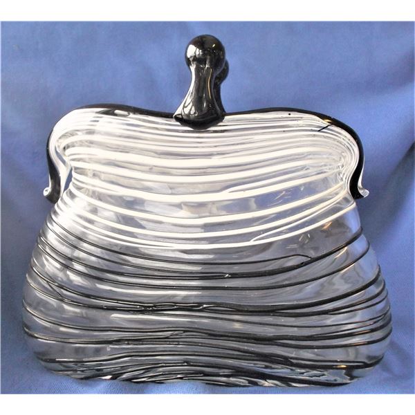 Glass Purse Vase