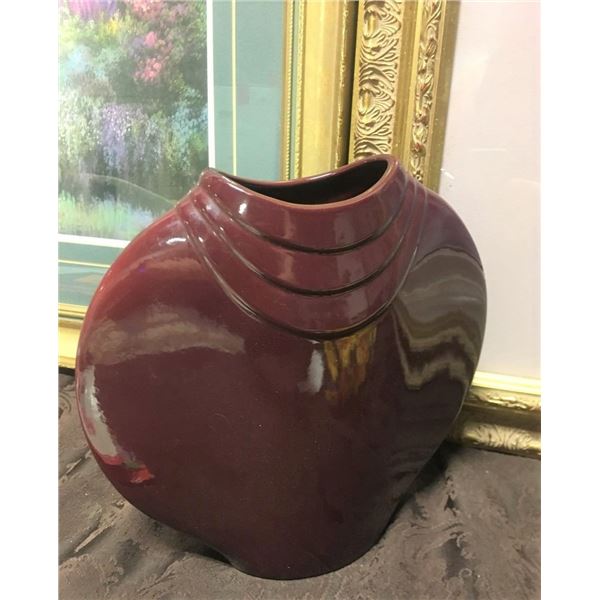 Burgundy Vase