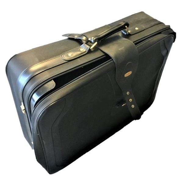 Two Destination Suitcases - Smaller one fits inside larger, larger is on wheels