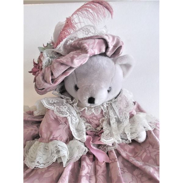 Teddy Bear Dressed as A Victorian Lady