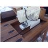 Image 1 : Singer Sewing Machine in Table / Cabinet