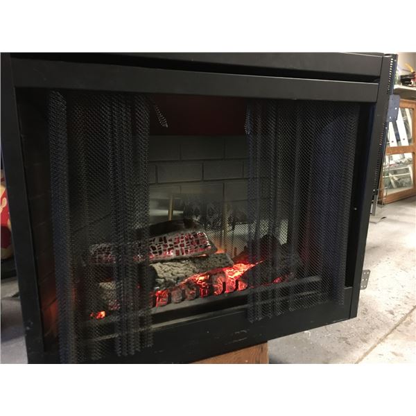 Electric Fireplace,  TESTED AND WORKS