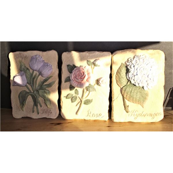 Avon Trio of Spring Wall Plaques