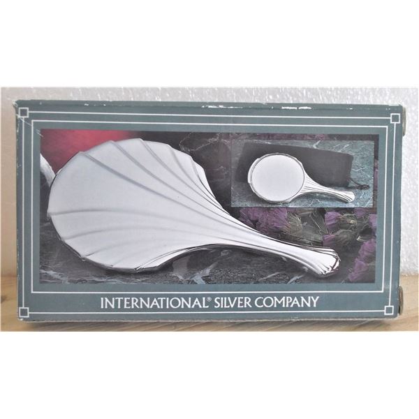 Silver Plated Handled Mirrors - 5.25"