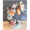 Image 1 : Fishing Moose Statue