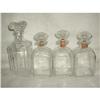 Image 1 : Set Bar Decanters Cut Glass C.1920 #2248644
