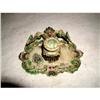 Image 1 : Metal Ink Well Hand Painted C.1890-1900 #2248645
