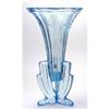 Image 1 : Ice Blue Art Deco 8 in Rocket Vase #2249091