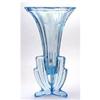 Image 1 : Ice Blue Art Deco 8 in Rocket Vase #2249091