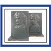 Image 1 : Mark Twain Samuel Clemens Bronzed Bookends #2249224