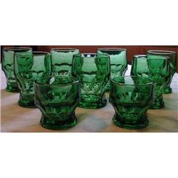 Anchor Hocking Georgian Wintergreen 9 Pieces #2262198