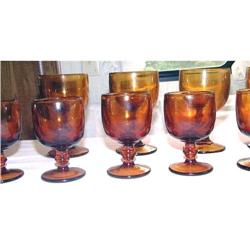 Imperial Glass Ohio Hoffman House Amber 12 #2262199