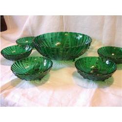 Anchor Hocking Burple Green Berry Set #2262212