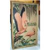 Image 1 : Pink Flamingos Old Picture Bamboo Design Frame #2262213