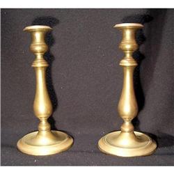 Antiques Pair of Candlesticks Bronze #2263089