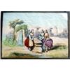 Image 1 : 19C FRENCH HAND COLOURED MINIATURE LITHOGRAPH #2263527