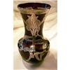 Image 1 : Art Nouveau Loetz Sterling Overlay Vase  #2274030