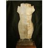 Image 1 : Marble Torso Sculpture Slate Base Egypt 1920's #2274807