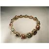 Image 1 : 14K Gold Diamond Ruby Sapphire Emerald Bracelet#2275310