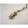 Image 1 : 14K Gold Ruby Citrine Sapphire Golf Caddy Charm#2275441