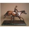 Image 1 : THE STEEPLE EQUESTRIAN CHASE BRONZE SCULPTURE #2275493