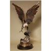 Image 1 : MAGNIFICENT AMERICAN EAGLE BRONZE SCULPTURE #2275514