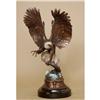 Image 1 : MAGNIFICENT NOBLE EAGLE BRONZE  SCULPTURE #2275515