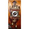 Image 1 : ATLAS Wall CLOCK Mahogany DUTCH Zaandam CHIMING#2275693