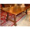 Image 1 : Portugese Table with Parquet Top #2275719