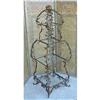 Image 1 : Italian Gilt leafy glass & metal display shelf #2287021