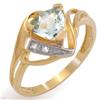 Image 1 : Stylish Ring With 0.66ctw Precious Stones #2287097