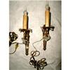 Image 1 : French Sconces Brass Crystal Prisms #2296156