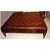 Image 1 : Tuffted Leather Ottoman Seat Coffee Table #2296708
