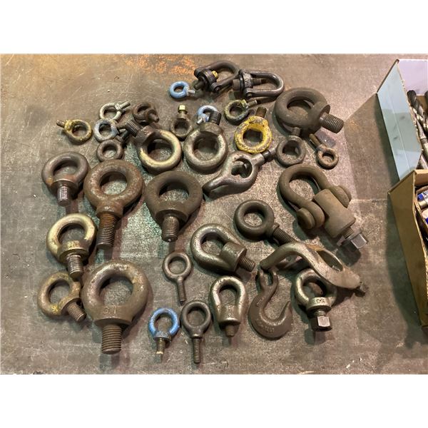 Lot of Misc Eye Bolts